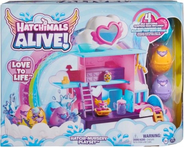 Set de joacă Hatchimals Lumea Curcubeu eclozare în apă