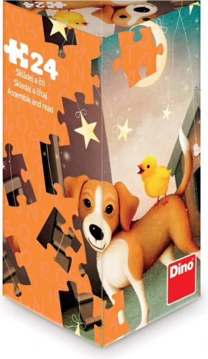 Dino Puzzle Puișor Pierdut 24 Piese