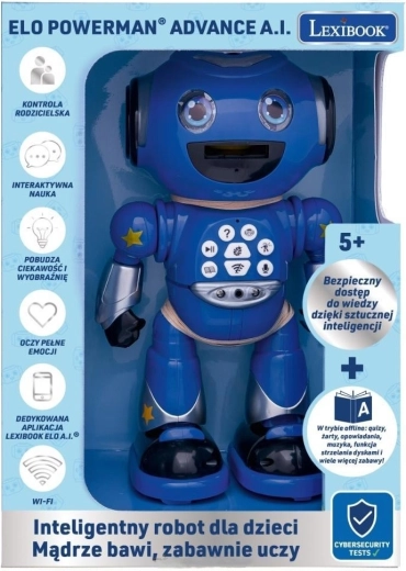 Lexibook ELO POWERMAN – robot interactiv cu inteligență artificială
