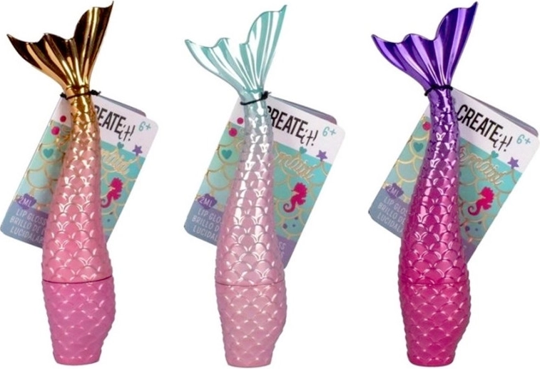 Create It! luciu de buze în formă de sirenă