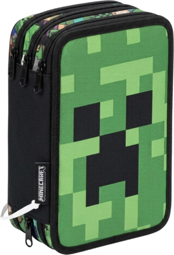 Penar cu trei compartimente, echipat, Minecraft Creeper