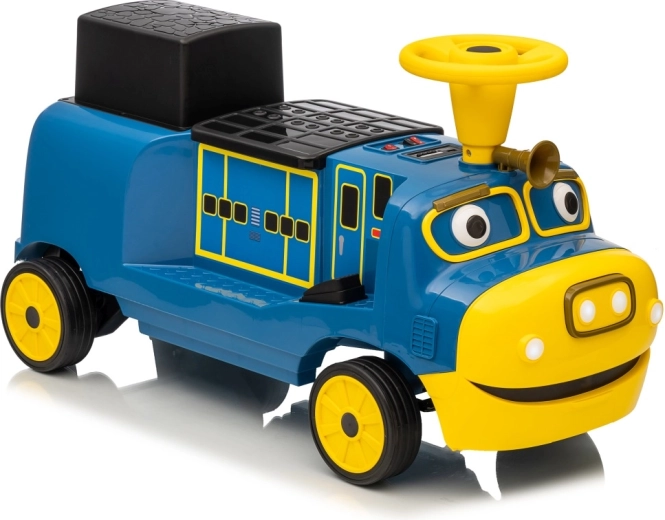 Locomotivă electrică de împins albastră STACYJKOWO 12V