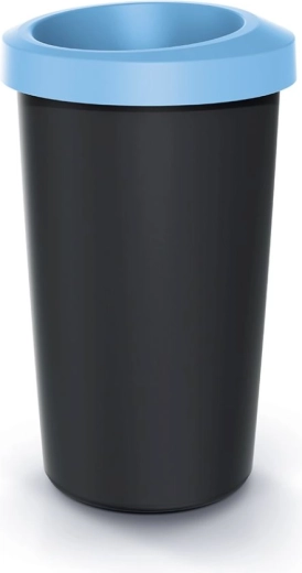 Coș de gunoi Compacta R Drop 25 l albastru deschis