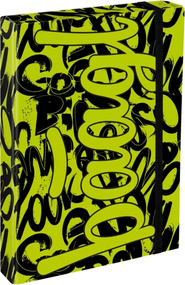 Baagl dosar pentru caiete școlare A4 Jumbo – Lime