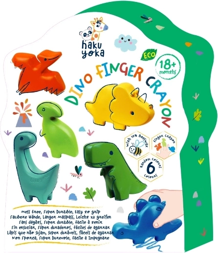 Creioane cerate pentru degete Dinozauri pentru cei mai mici