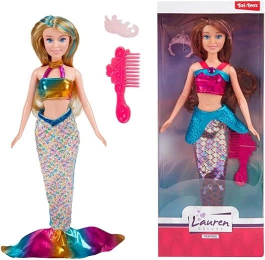 Păpușă adolescentă Lauren Miss sirenă zână cu accesorii (asortat) - 1 bucată