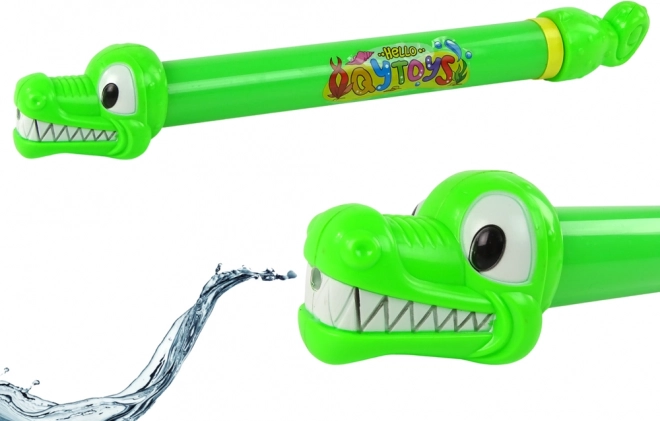 Pistolă cu apă Crocodil 45 cm grădină verde