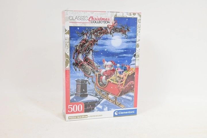Puzzle Clementoni Christmas „Midnight Sleigh Ride” 500 de piese