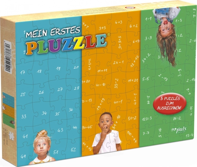 pluzzle primele mele puzzle-uri matematice 3×56 piese