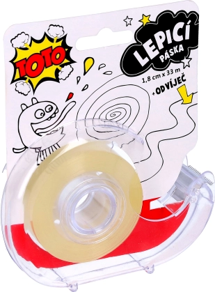 Bandă adezivă cu dispenser 1,8 cm x 33 m