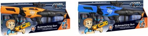 Pistol cu bile din spumă Power Popper 52 cm cu rezervă de bile
