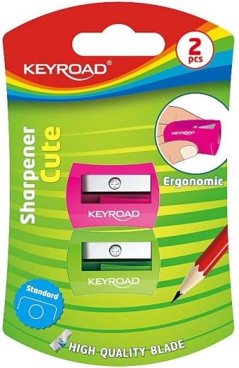 Ascuțitoare Keyroad Nugget, set 2 bucăți, din plastic