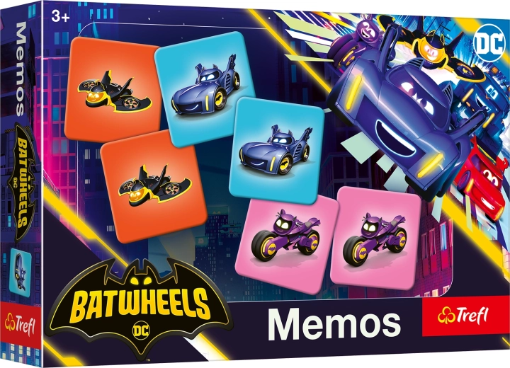 Pexeso Parcul auto al lui Batman Batwheels