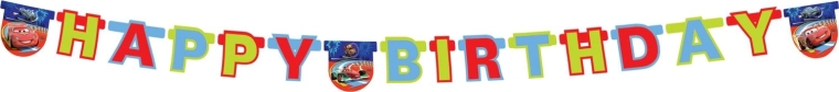 Banner aniversar Disney Cars Formula - 1 bucată