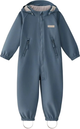 Combinezon softshell Leokid Lilo Storm Blue măr. 98