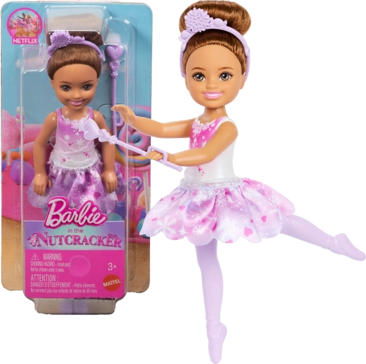 Barbie Chelsea zâna zăpezii, balerină din Barbie în Spărgătorul de nuci - 1 bucată