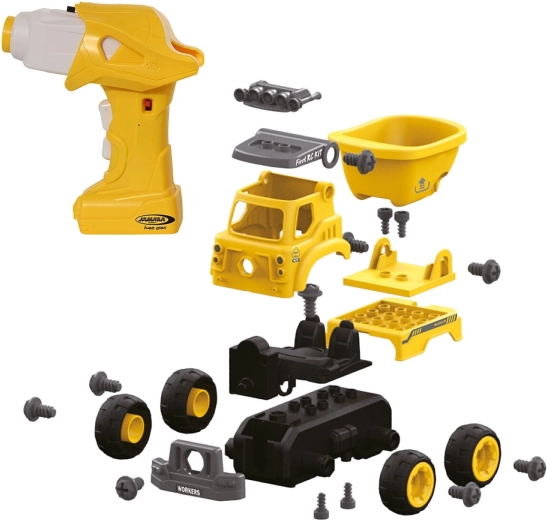 Basculantă Jamara First RC Kit cu șurubelniță, 27 de piese
