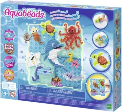 Aquabeads oceanariu – set creativ de mărgele pentru scene subacvatice