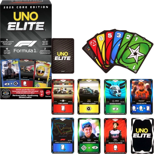 Mattel UNO Elite Formula 1 2025 pachet de start
