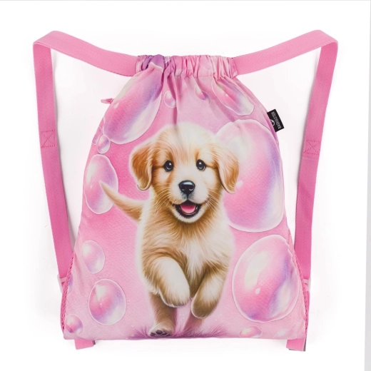 Bagmaster sac școlar pentru încălțăminte de schimb și echipament de sport Lumi cu cățel