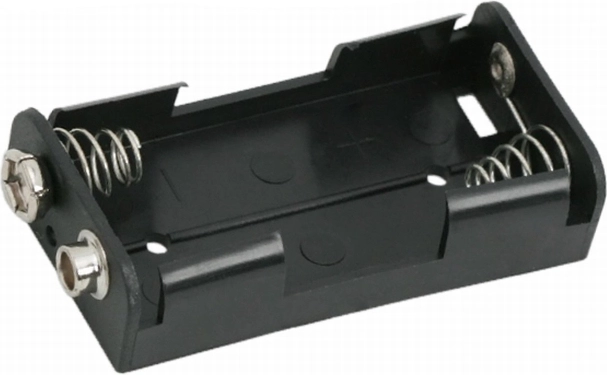 Suport pentru 2 baterii AA cu conector de 9 V