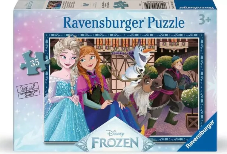 Puzzle Ravensburger Regatul de gheață 35 de piese