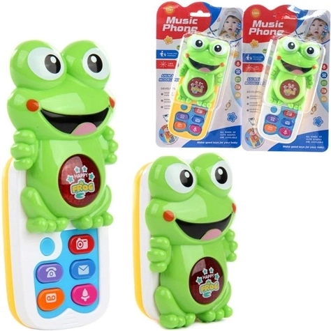 Telefon muzical în formă de broască - 1 bucată