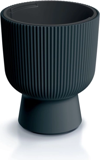 Ghiveci modern cu inserție 24 cm, antracit