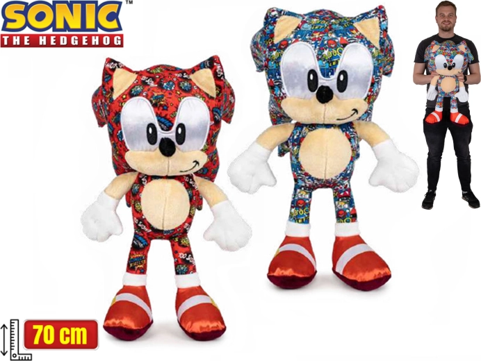 Jucărie de pluș Sonic Classic 70 cm