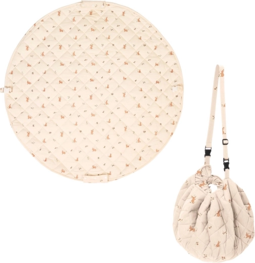 Play&Go Noomad soft pătură de joacă și sac pentru jucării Rabbit