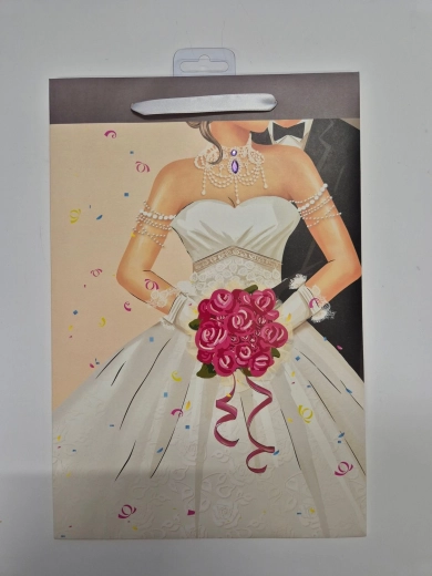 Pungă de cadou Handmade Vermählung mare 26 × 32 × 12 cm