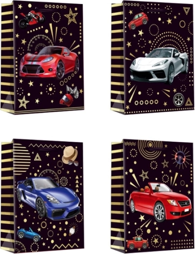 Pungă cadou M pentru băieți – model mixt