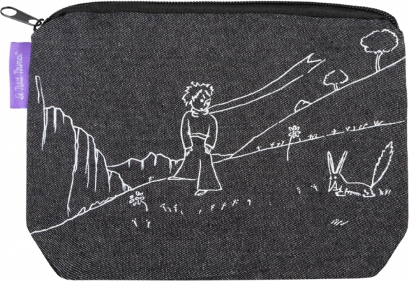 Etui din denim Micul prinț – negru