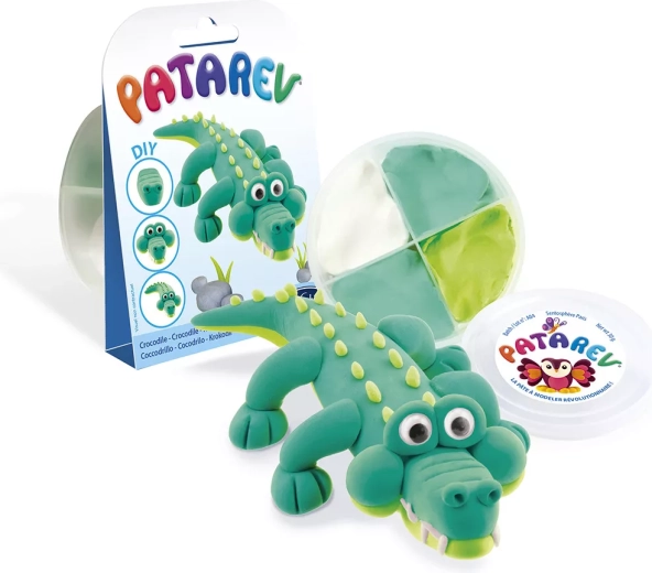 Sentosphere Patarev plastilină de buzunar crocodil