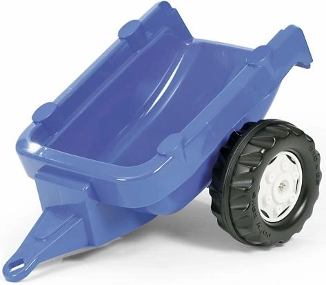 Remorcă albastră cu o singură axă pentru tractor Rolly Kid
