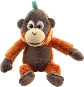 Orangutan de pluș cu clips – breloc 12 cm