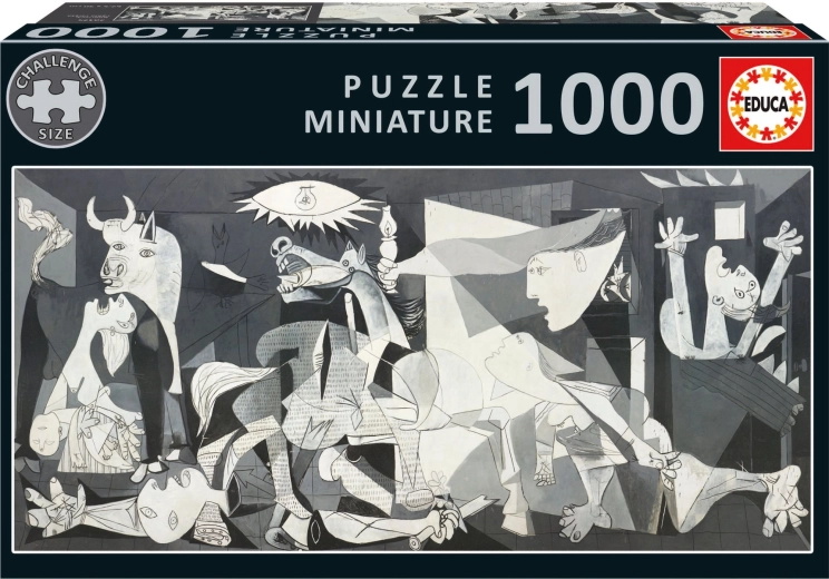 Educa puzzle panoramic miniatură Guernica de Pablo Picasso – 1000 piese