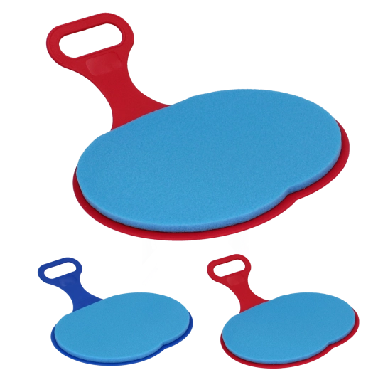 Sanie de iarnă cu pernă din spumă în formă de măr