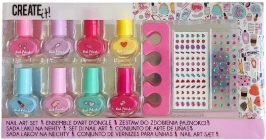 CREATE IT! set pentru decorarea unghiilor cu autocolante