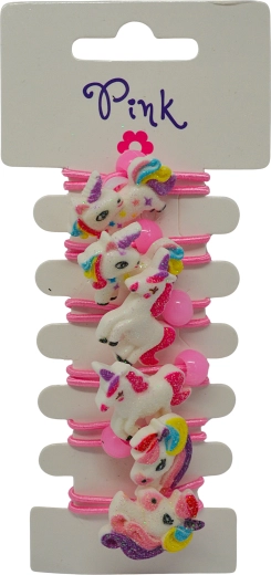 Elastice cu unicorni 6 buc.