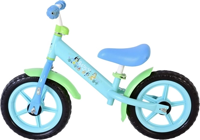Bicicletă de echilibru Bluey pentru copii 12" albastru deschis