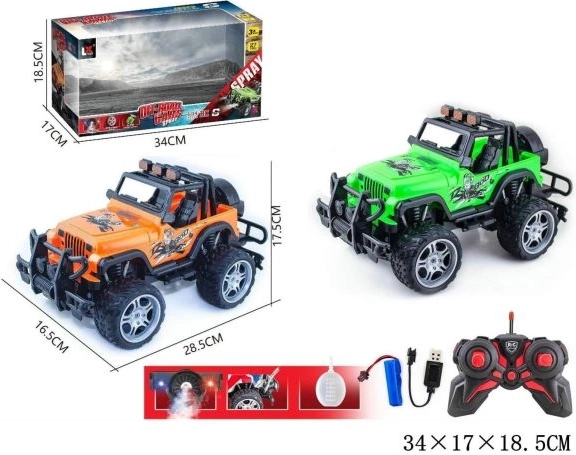 Jeep controlat prin radio cu încărcător
