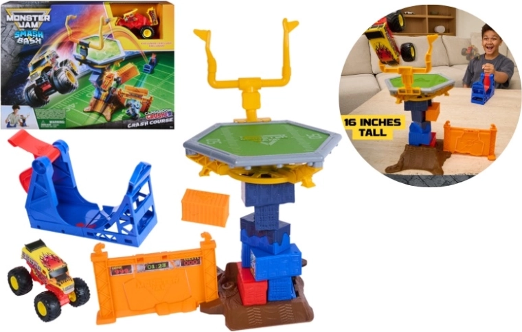 Spin Master Monster Jam set de cascadorii Smash and Bash