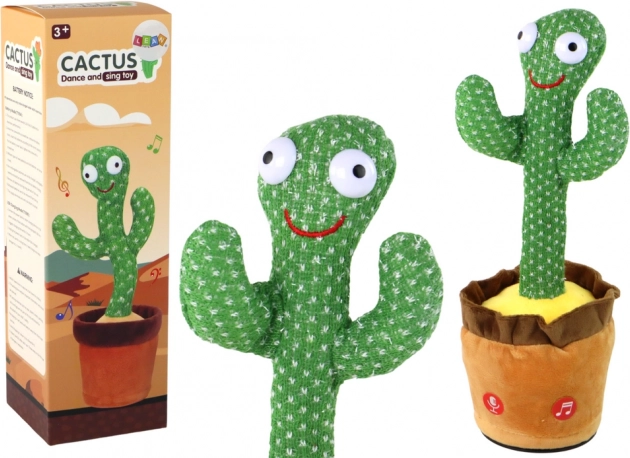 Cactus interactiv dansator cu lumini și sunete