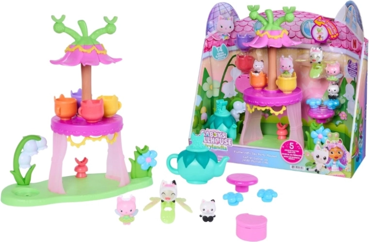 Set de ceai magic din Găbinina casă magică Fairylandia, cu figurine și accesorii