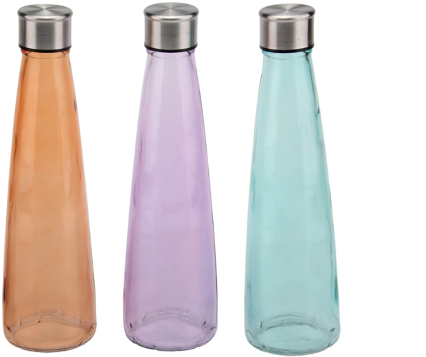 Sticlă de sticlă 0,5 l cu capac înșurubabil