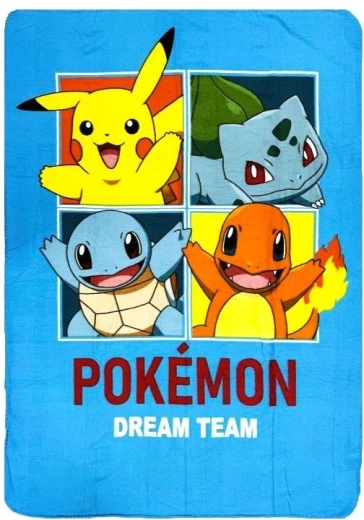 Pătură fleece Pokémon 100 × 140 cm