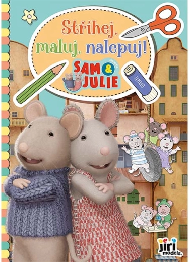 Decupează, colorează, lipește! Casa șoriceilor Sam & Julie