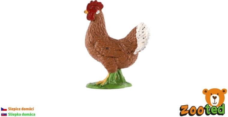 Figurină găină domestică 4 cm