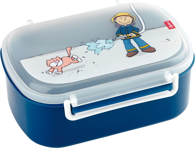 Cutie de prânz pentru copii Sigikid pompier, fără BPA, 17 × 11 × 7 cm